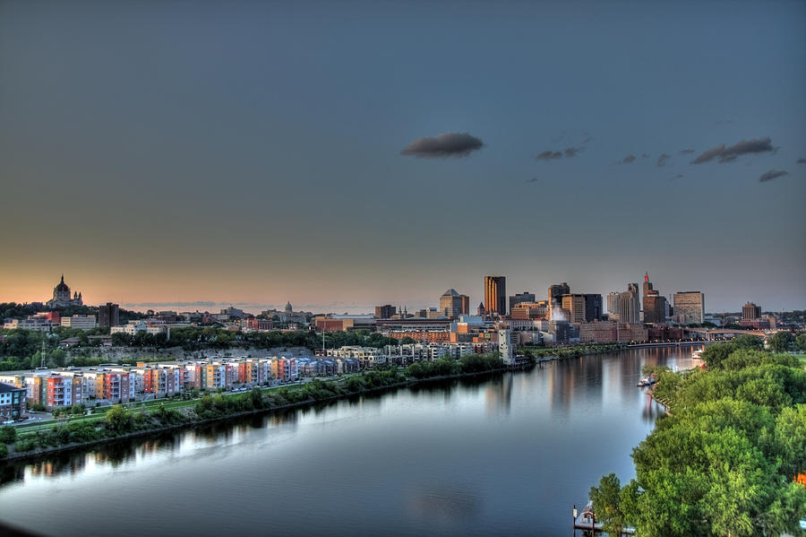 St Paul Riverfront Photograph by Michael Klement - Fine Art America