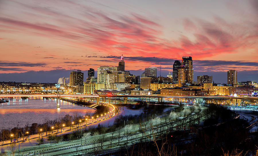 St. Paul Skyline Photograph By Gian Lorenzo Ferretti - Fine Art America