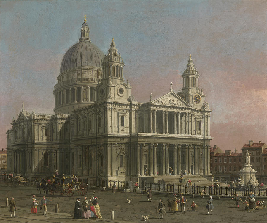 Canaletto Painting - St. Pauls Cathedral by Giovanni Antonio Canaletto