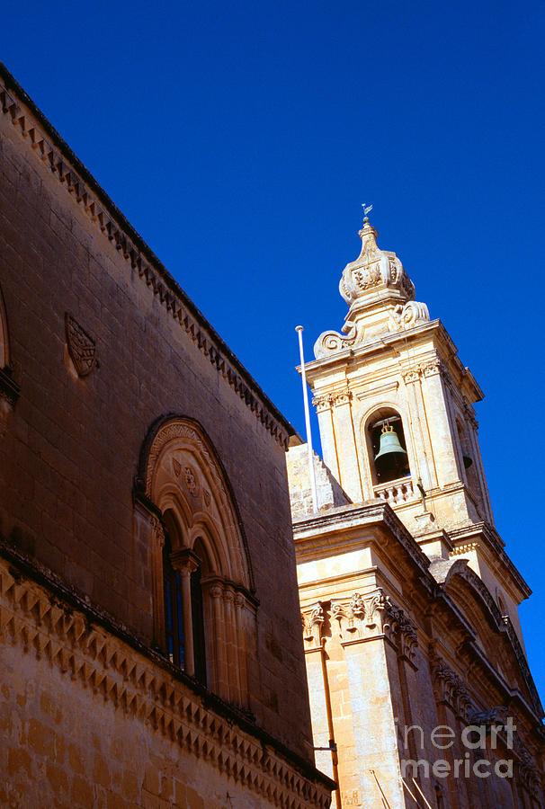 St Pauls Cathedral Mdina Malta Photograph by Thomas R Fletcher