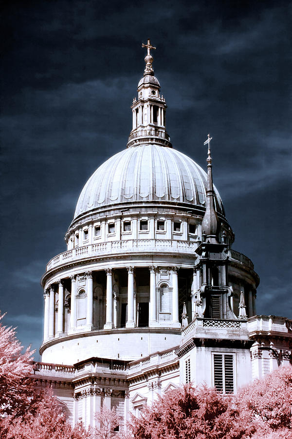 St. Pauls Cathedrals dome, London Photograph by Helga Novelli
