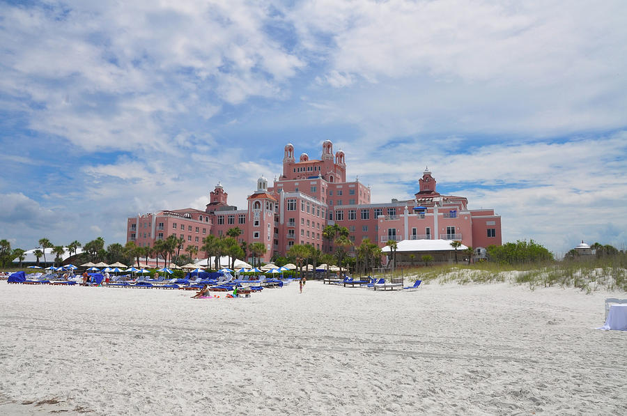 St Pete Beach - The Don Cesar Hotel Photograph by Bill Cannon