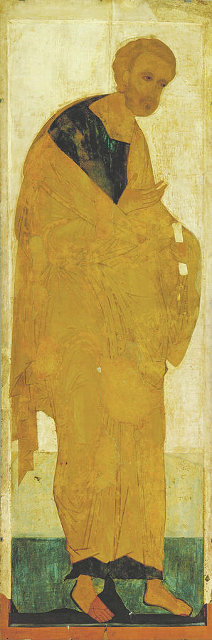 St Peter. From Deisus Tier Painting by Andrei Rublev