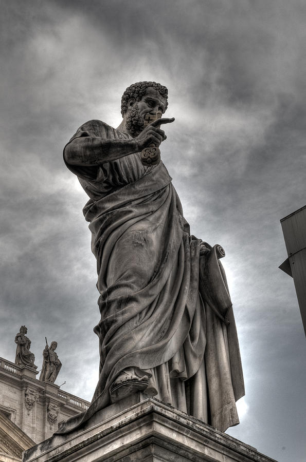 Italy Photograph - St. Peter by Miguel Pardo