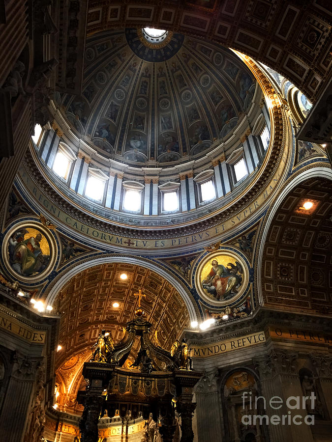 St Peters Basilia Photograph by HD Connelly