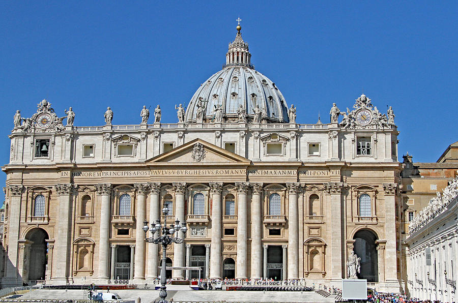 St. Peters Basilica Photograph by Allan Levin
