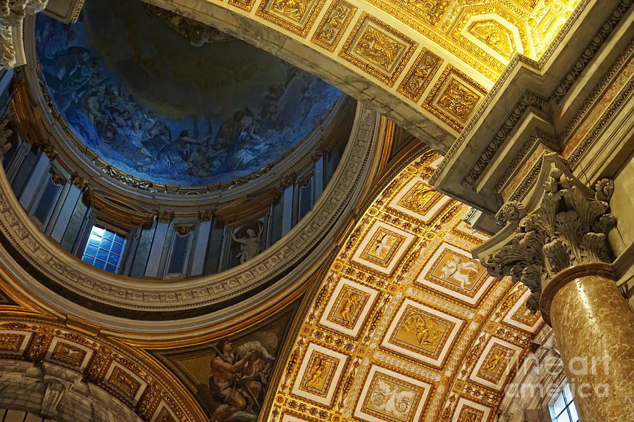 St Peters Basilica Photograph by HD Connelly