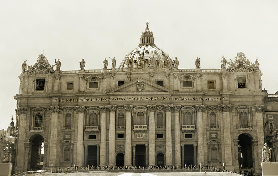 St Peters Basilica. Photograph by Terence Davis