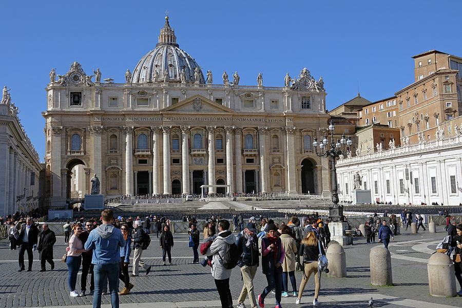St. Peters Basilica Within Vatican City Photograph by Rick Rosenshein