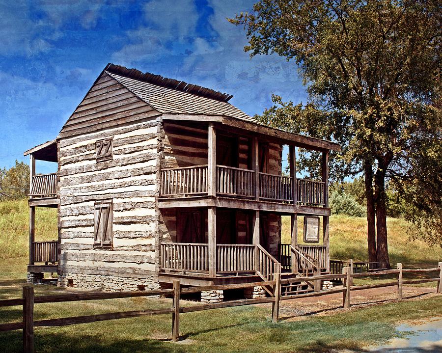 Log Cabin Photograph - St. Peters Cabin by Marty Koch