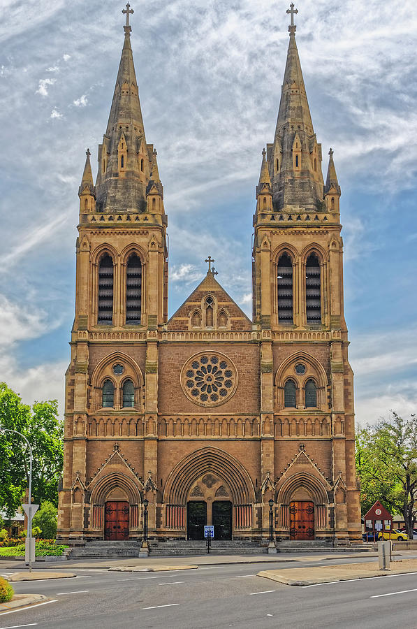 St Peter's Cathedral in Adelaide Photograph by Tony Crehan - Fine Art ...