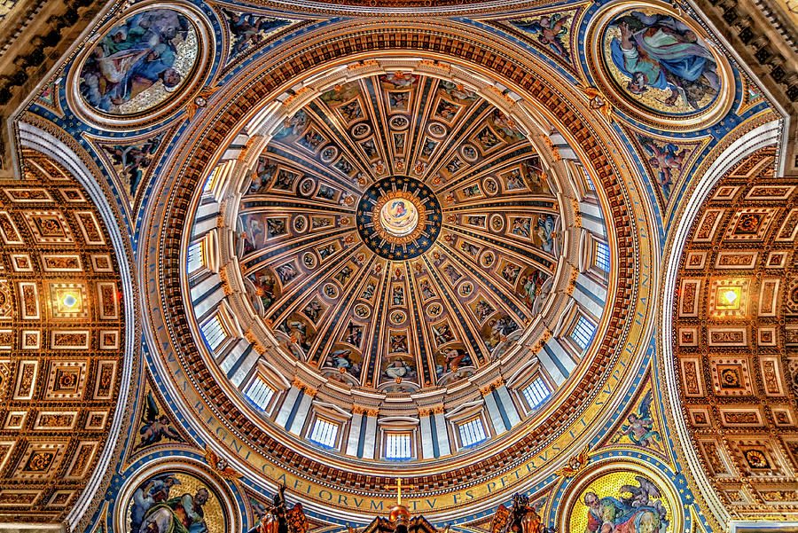 st peter's basilica ceiling painting