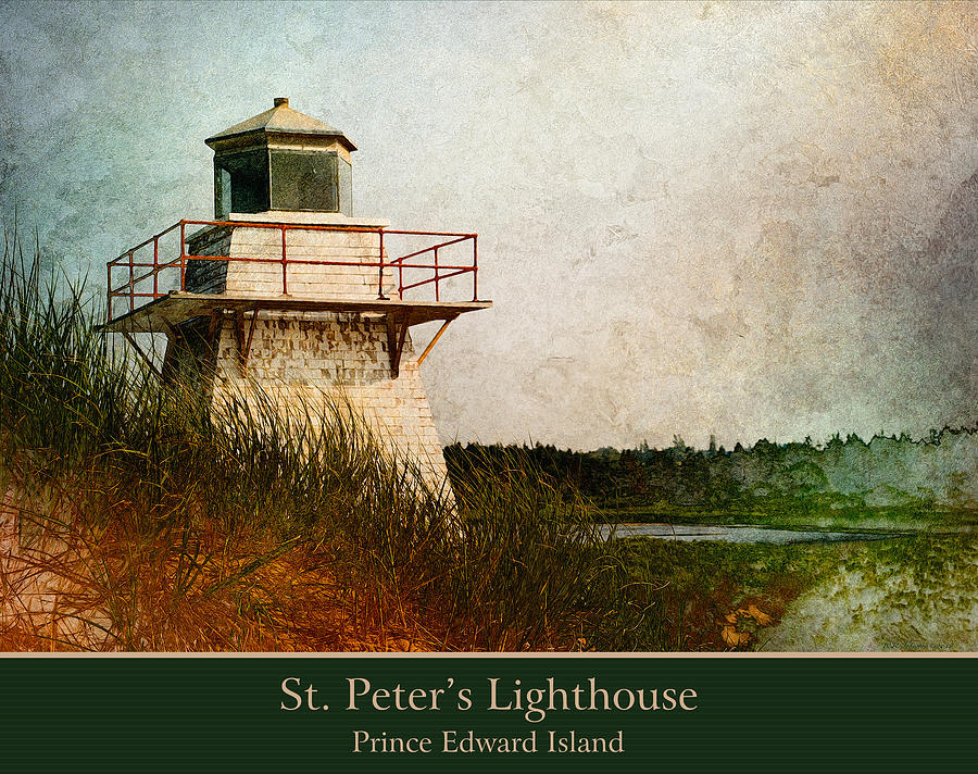 Lighthouse Photograph - St. Peters Lighthouse by WB Johnston