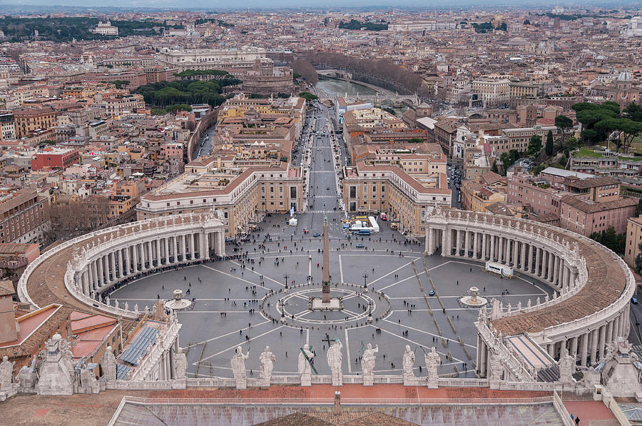St. Peters Square Photograph by Sergey Simanovsky