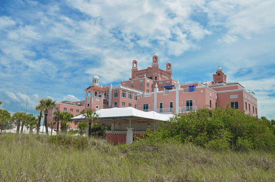 St Petersburg Beach - The Don Cesar Hotel Photograph by Bill Cannon