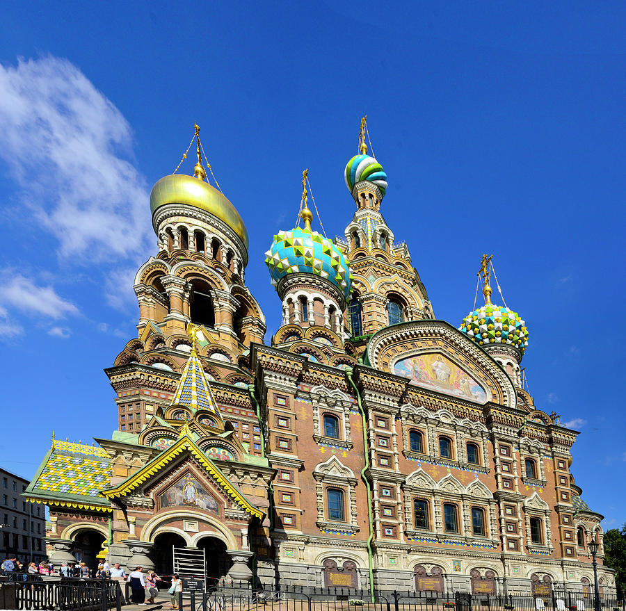 St. Petersburg Church Of The Spilt Blood Photograph