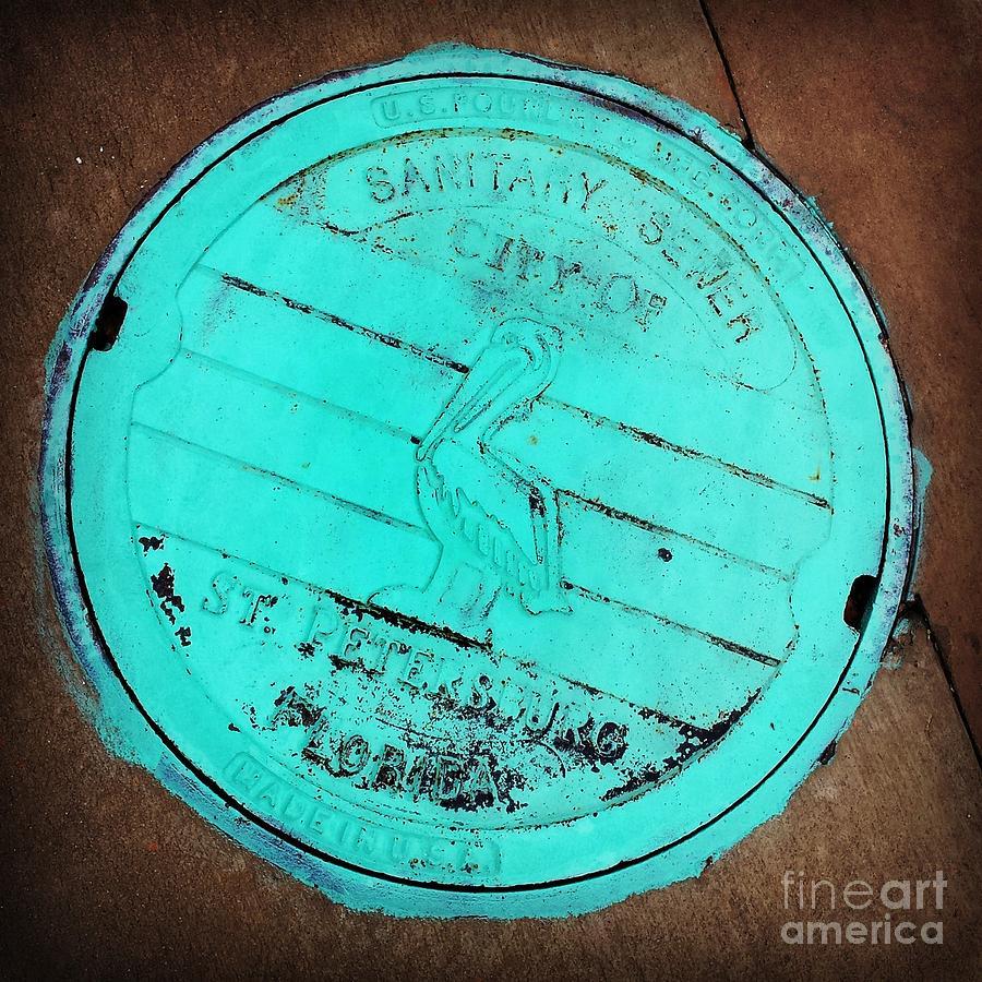 St Petersburg Manhole Photograph by Valerie Reeves