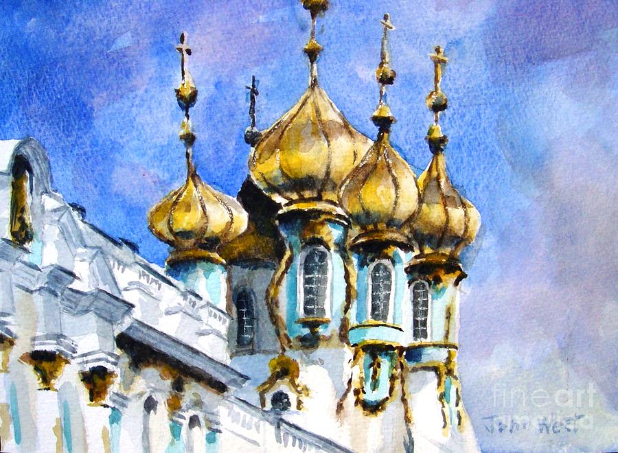 St Petersburg Russia Painting by John West