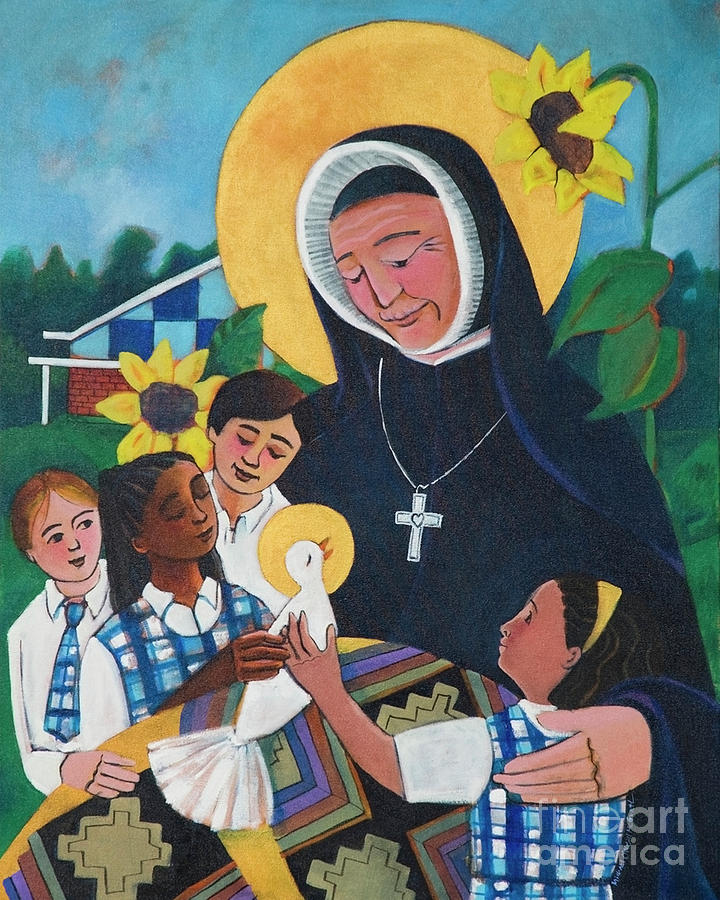 St. Rose Duchesne - MMRPD Painting by Br Mickey McGrath OSFS