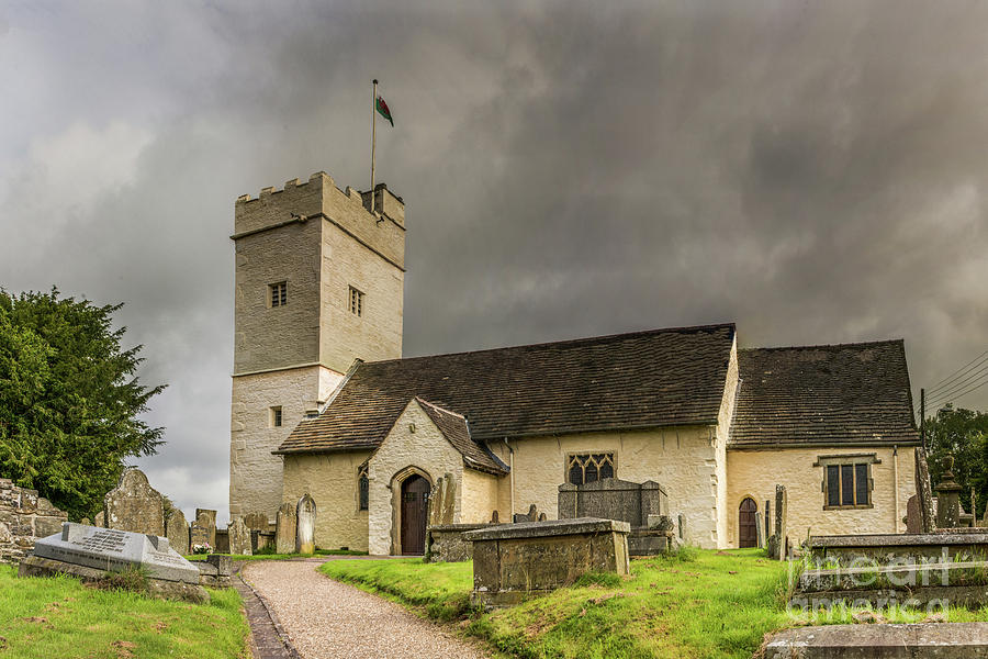 St Sannans Church at Bedwellty Photograph by Steve Purnell
