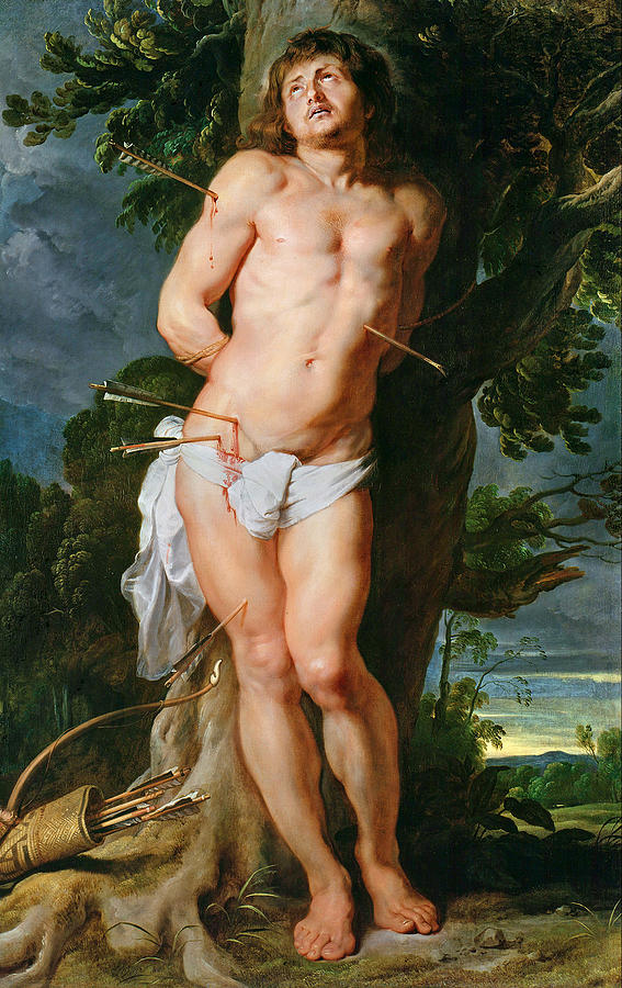 Peter Paul Rubens Painting - St Sebastian by Peter Paul Rubens