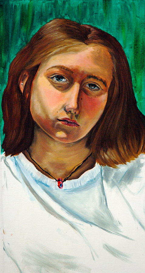 Portrait Painting - St. Self by Alison Skaggs