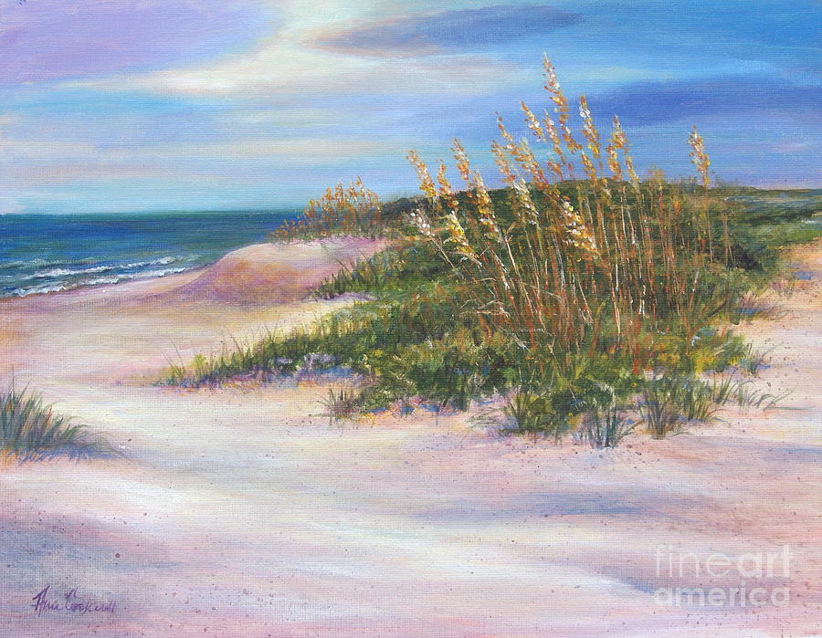 Beach Painting - St. Simons Island by Ann  Cockerill