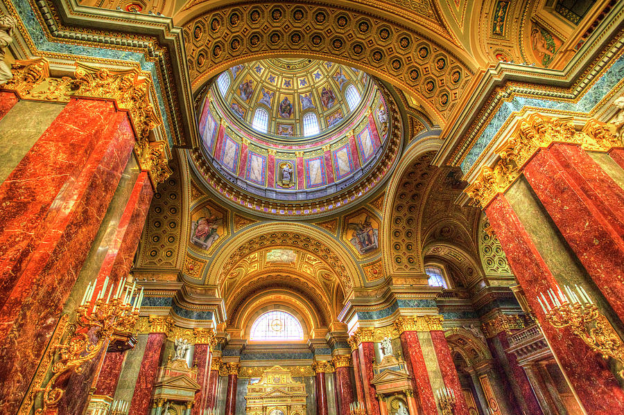 St Stephens Basilica Budapest Photograph by David Pyatt