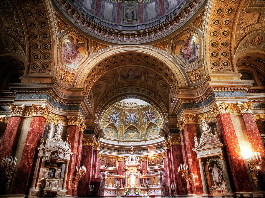 St. Stephens Basilica Budapest Photograph by Doug Matthews
