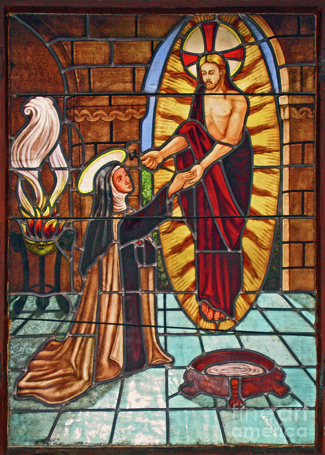St Teresa encounters Jesus Photograph by Nieves Nitta