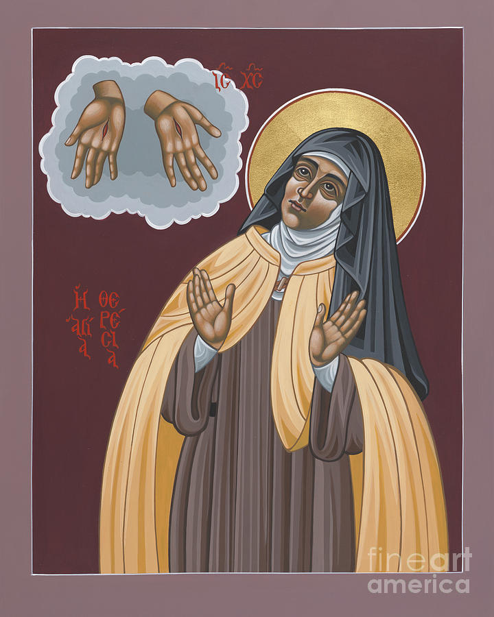 St Teresa of Avila 177 Painting by William Hart McNichols