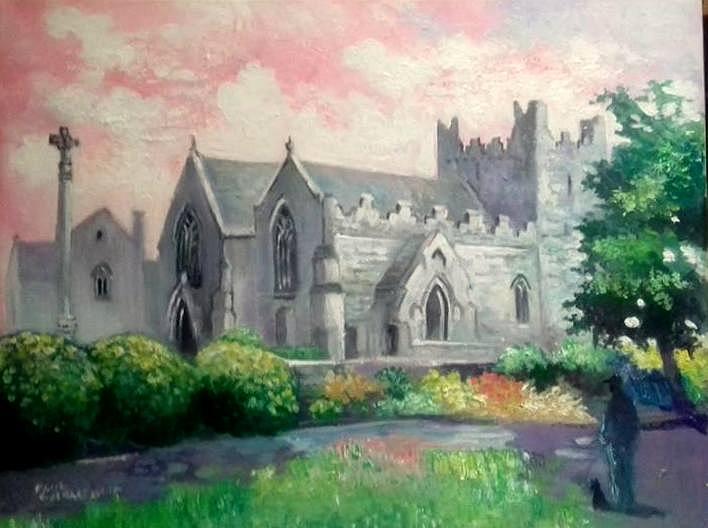 St Trinity Abbey Adare County Limerick Ireland Painting by Paul Weerasekera