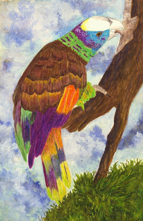 Bird Painting - St. Vincent Parrot by Michael Vigliotti