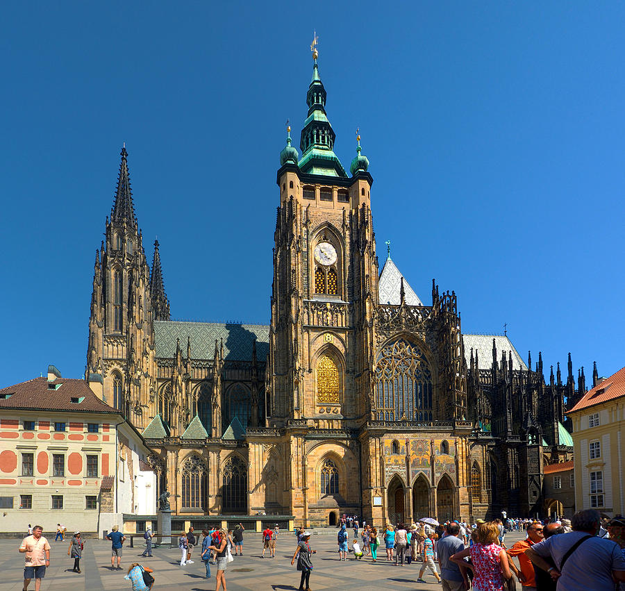St Vitus Cathedral Photograph by C H Apperson