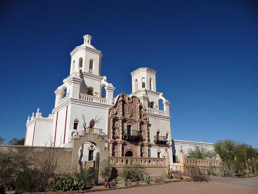 St. Xavier's Mission Photograph by William Moore - Pixels