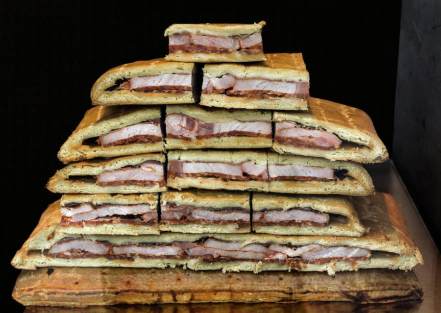 Stack of Sandwiches Valencia Spain Photograph by Phil Cardamone