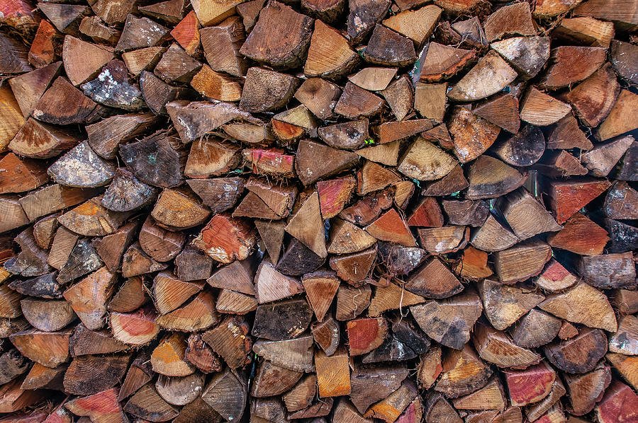 Stacked Firewood Photograph by Jim Moore