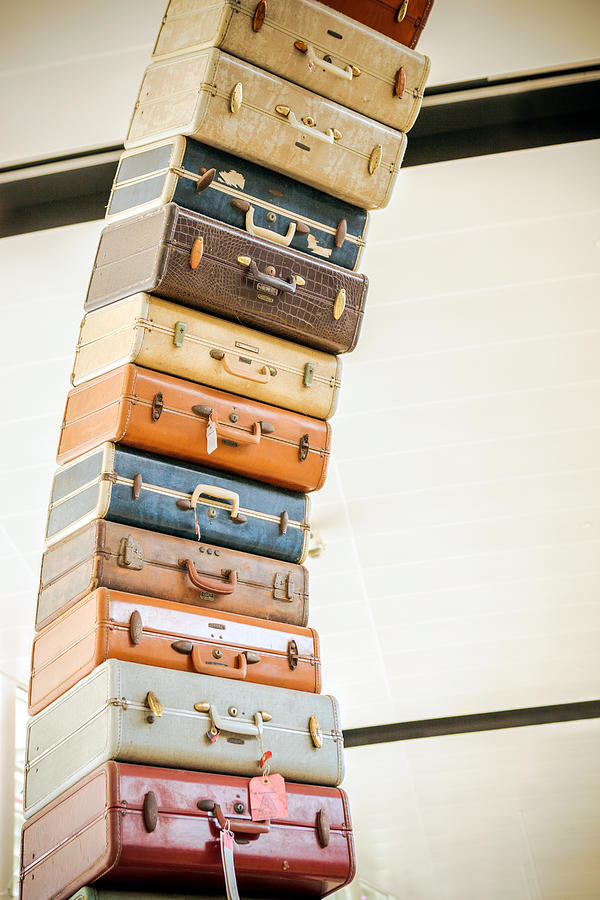 Vintage Photograph - Stacked by Sennie Pierson
