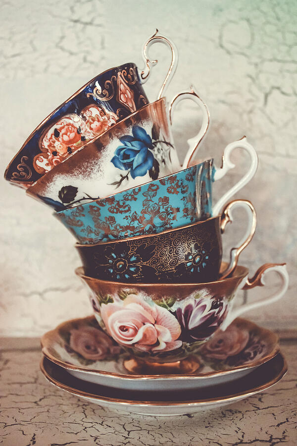 Stacked Teacups V Photograph by Colleen Kammerer