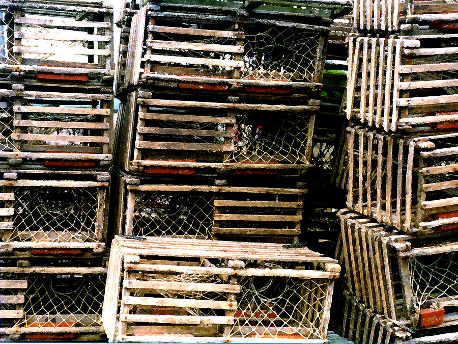 Stacked Traps Painting by Paul Sachtleben