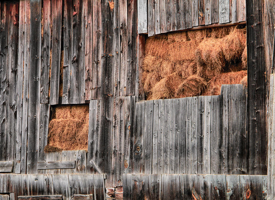 Stacks Of Hay In The Barn Photograph by Dan Sproul