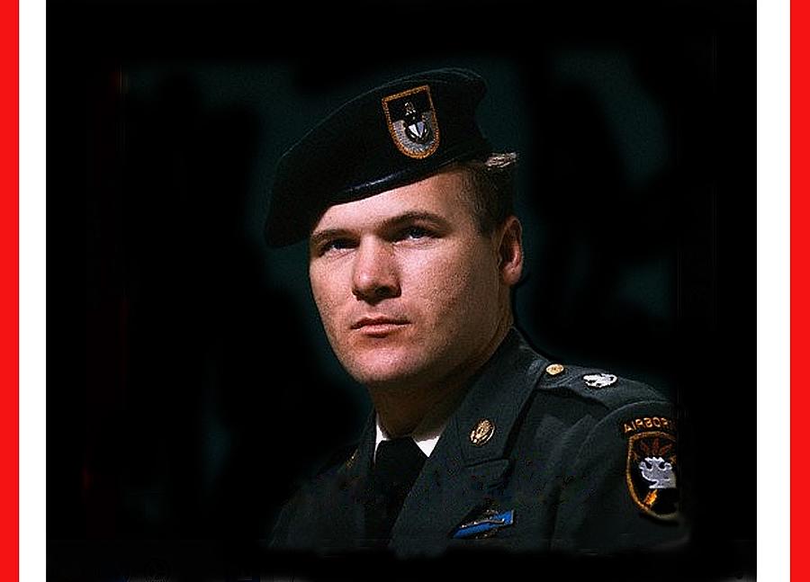 Staff Sergeant Barry Sadler in uniform R.I.P. circa 1965-2016 Photograph by David Lee Guss