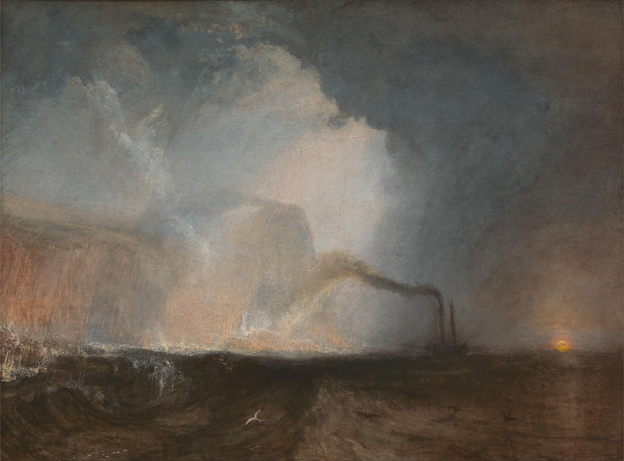 Staffa Fingals Cave Painting by William Turner