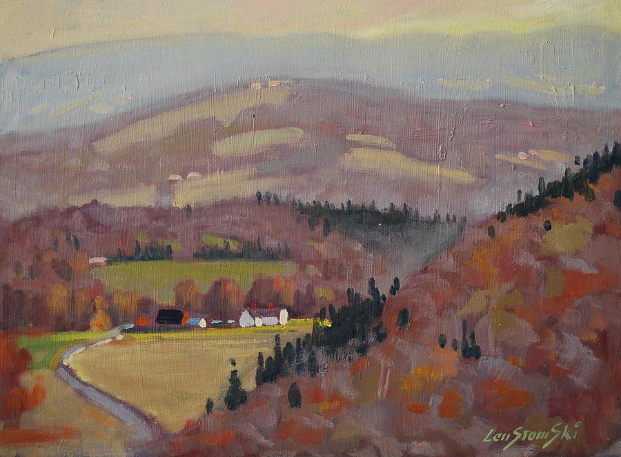 Stafford Hill From The Glen 2 Painting by Len Stomski