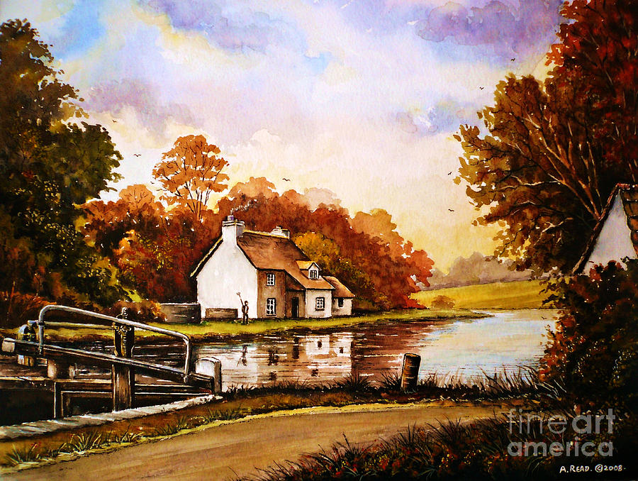 Staffordshire And Worcestershire Canal Painting