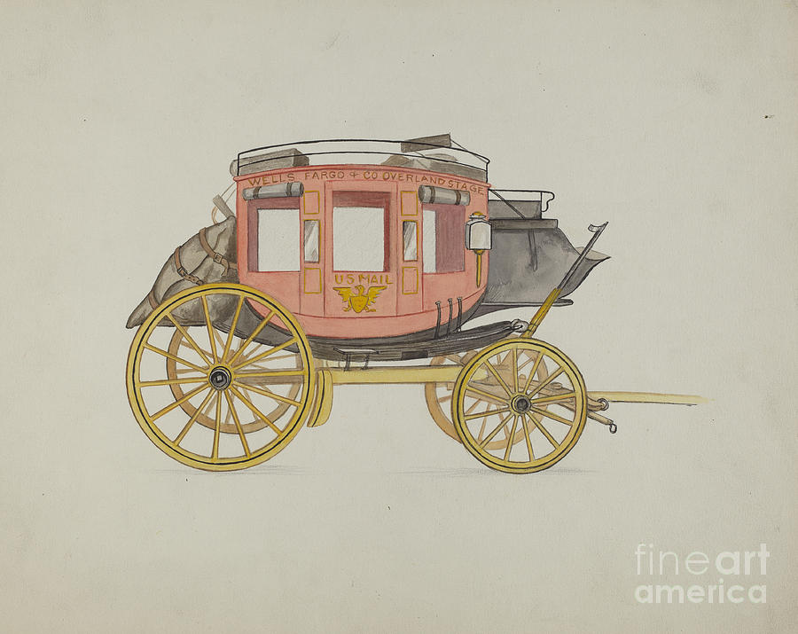 Stagecoach Drawing by Rose Campbellgerke Fine Art America