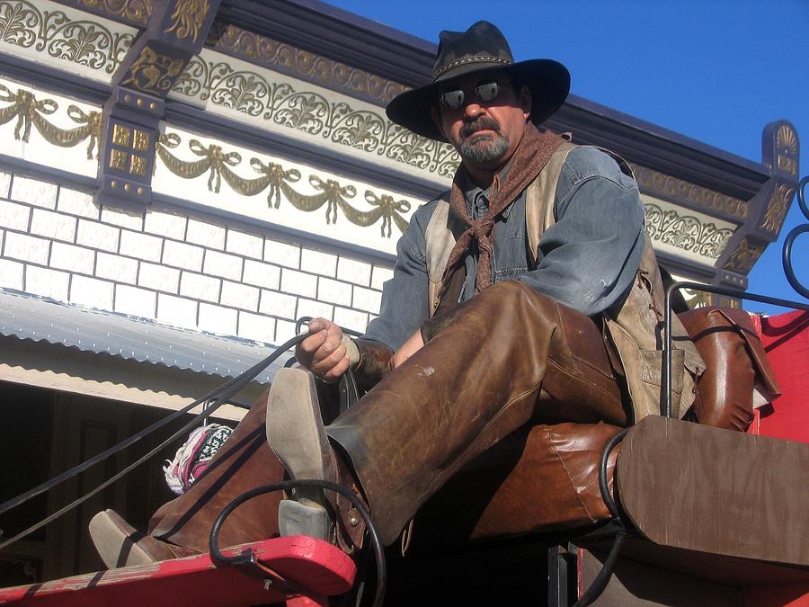 Stage driver Allen Street Tombstone Arizona 2004 Photograph by David Lee Guss