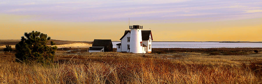 Stage Harbor Lighthouse Chatham Photograph by Charles Harden