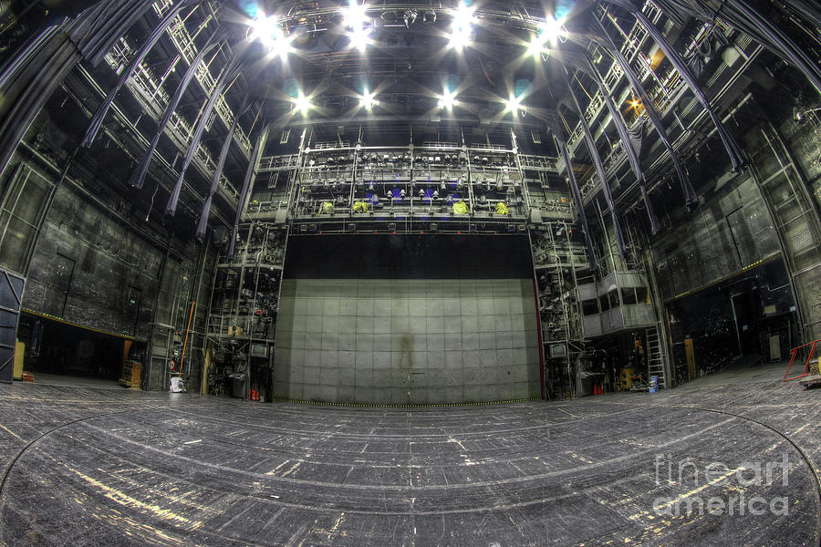 Stage in the abandoned theater Photograph by Michal Boubin