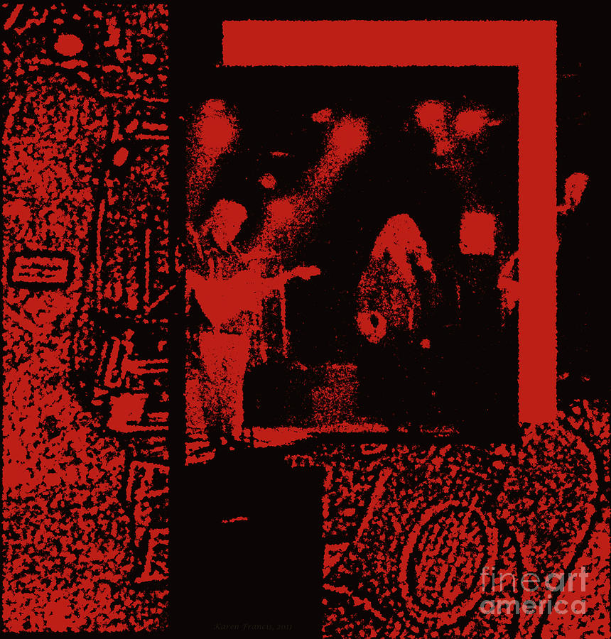Music Digital Art - Stage by Karen E. Francis by Karen Francis Music Digital Art - Stage by Karen E. Francis by Karen Francis